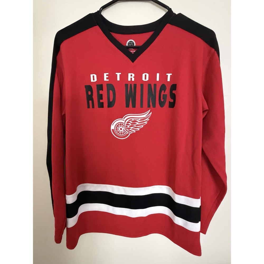DETROIT RED WINGS JERSEY  SIZE XL-EG-TG 16/18